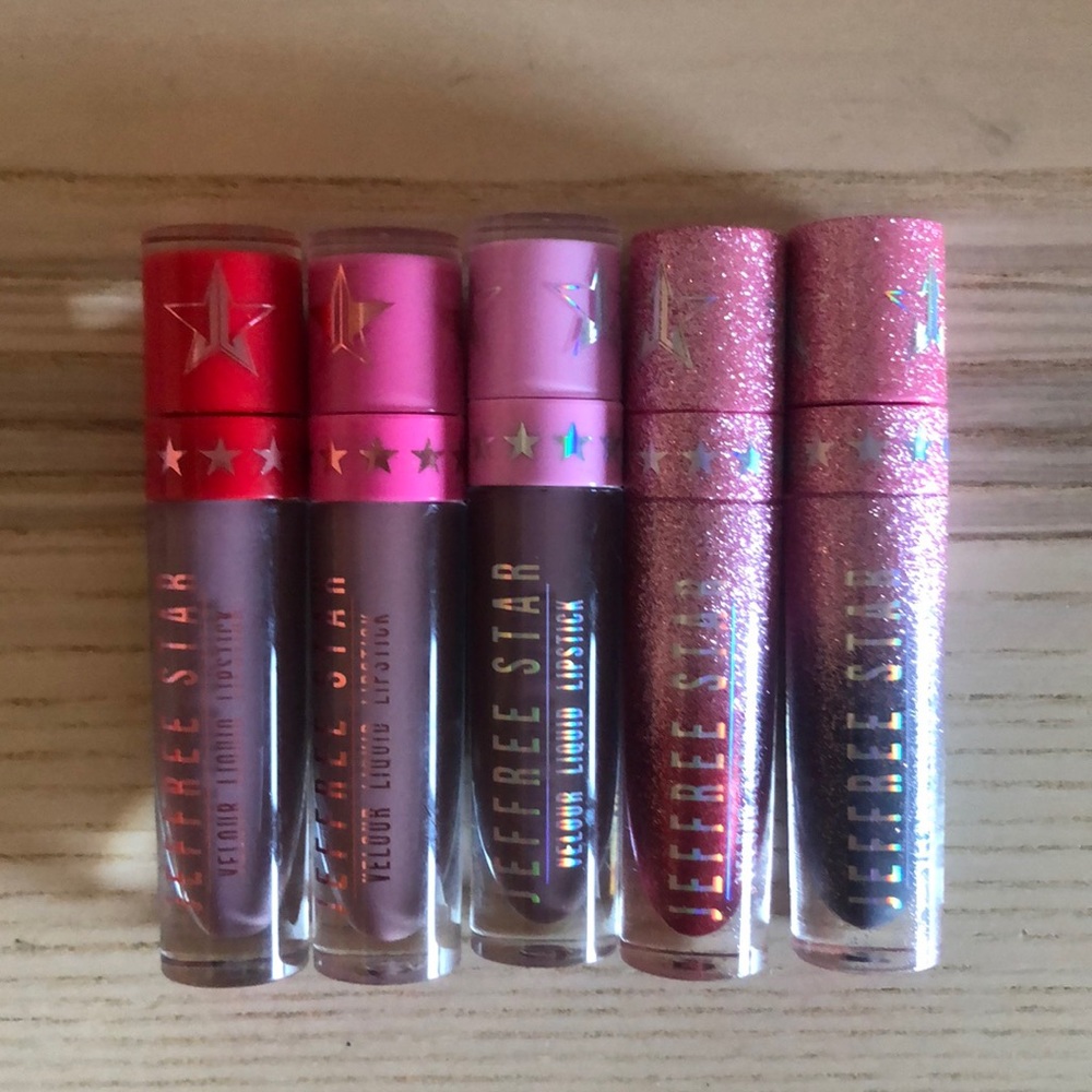 Lot of 5 Jeffree Star Liquid Lipsticks